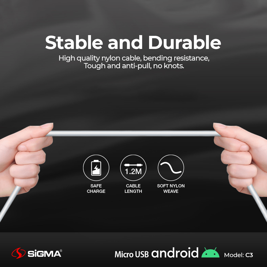 Sigma MICRO HIGH SPEED CABLE 2.4A C-3 image 4
