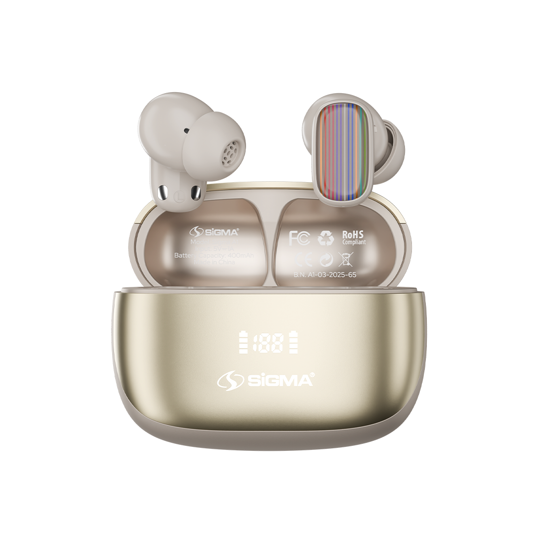 Sigma Wireless Earbuds A-1 ANC+ENC image 0