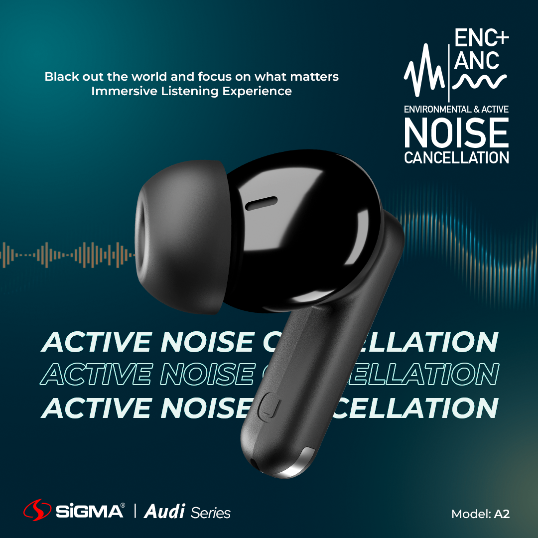 Sigma Audi Wireless Earbuds A-2 ANC+ENC image 4