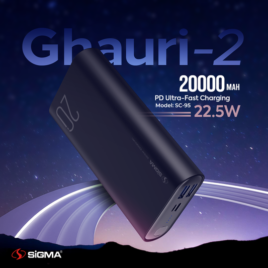 Sigma SC-95 POWER BANK (20,000mAh) Ghauri-2 image 1