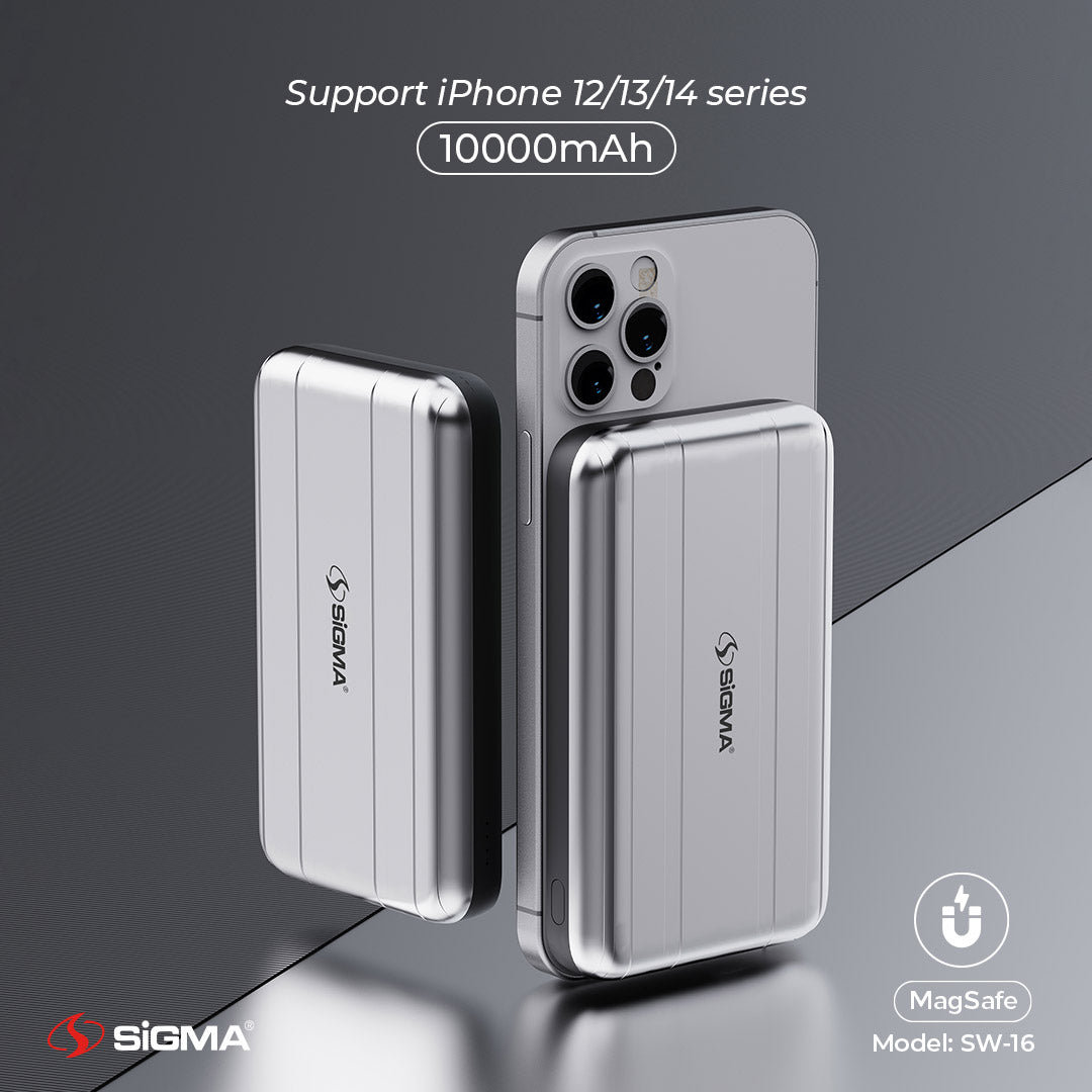 Sigma Wireless Power Bank 10000mAh SW-16 MagSafe image 2