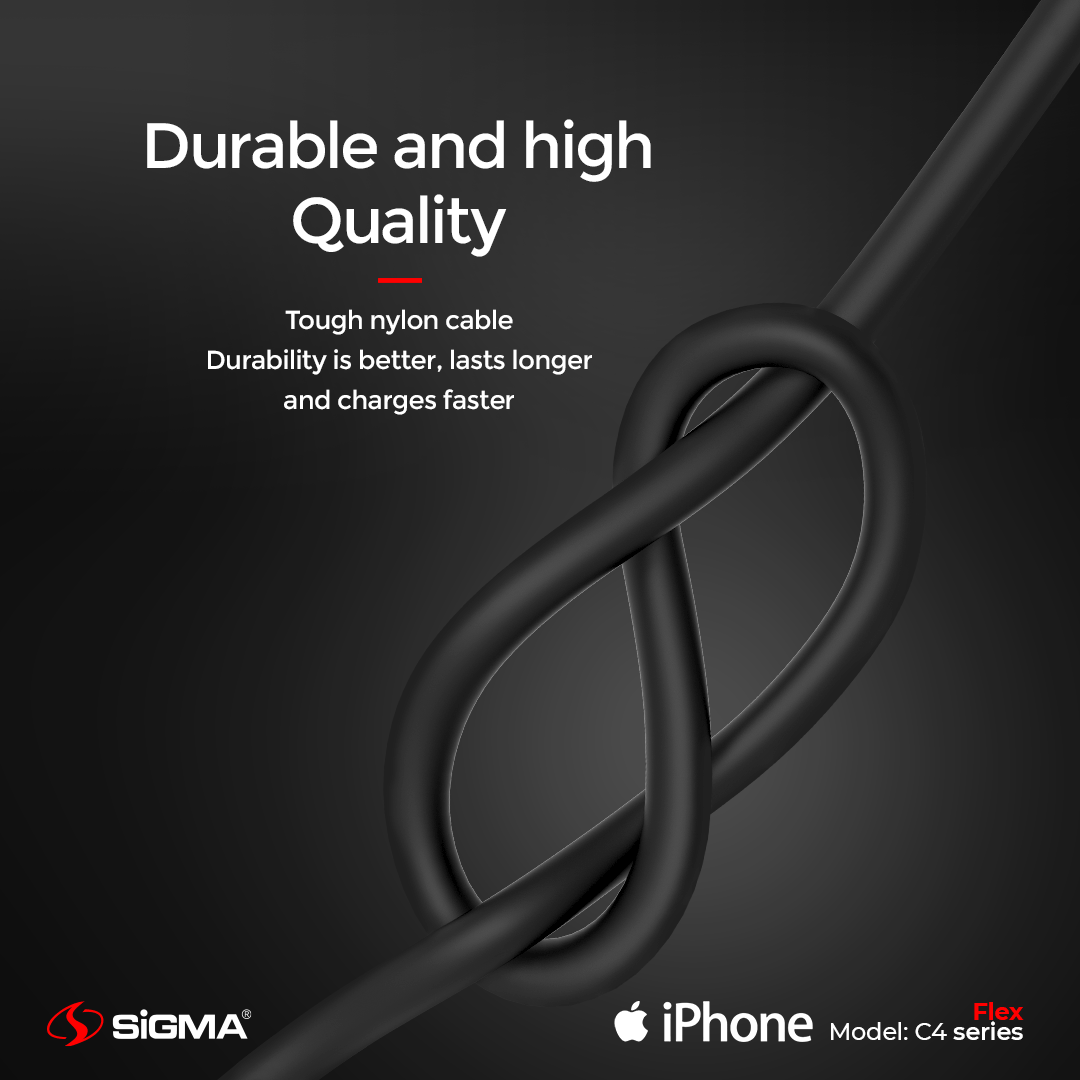 Sigma C2.4A Flex Cable - Lightning (iPhone) C4 image 2