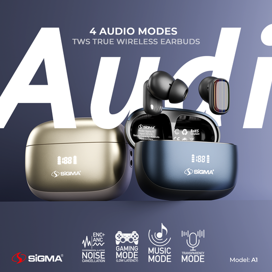 Sigma Wireless Earbuds A-1 ANC+ENC image 1