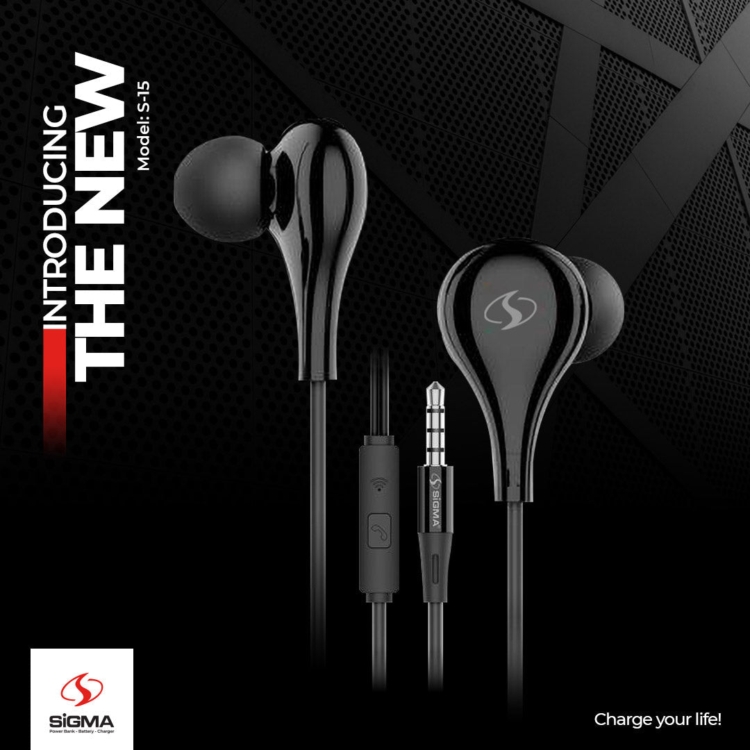 Sigma Hi-Definition Stereo Earphones S15 image 3