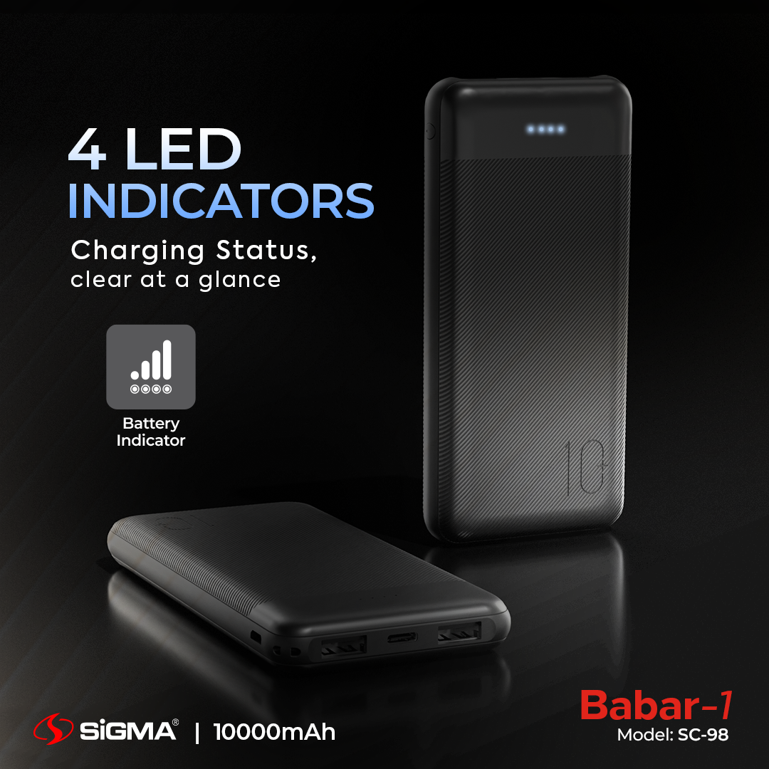 Sigma BABAR-1 POWER BANK 10000 MAH SC-98 image 4