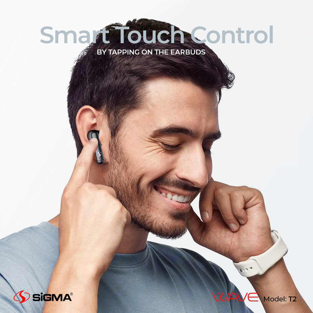Sigma Wireless EarBuds WAVE T2 TWS image 4