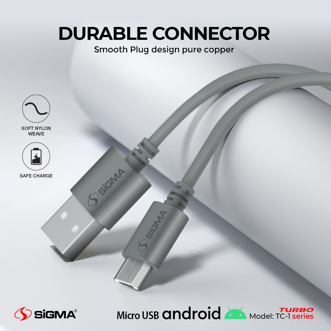 Sigma Turbo Micro Cable 2.4A Auto Disconnect - TC-1 image 3