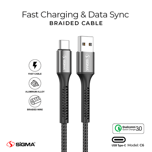 Sigma Braided cable C6 Type-C Box image 1