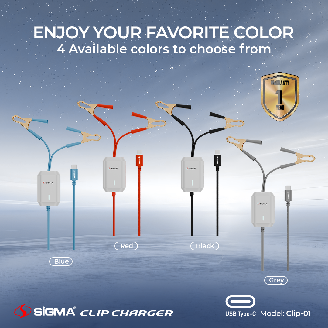 Sigma Clip Charger with 2DC Clamps Clip-1 (TYPE-C) image 1