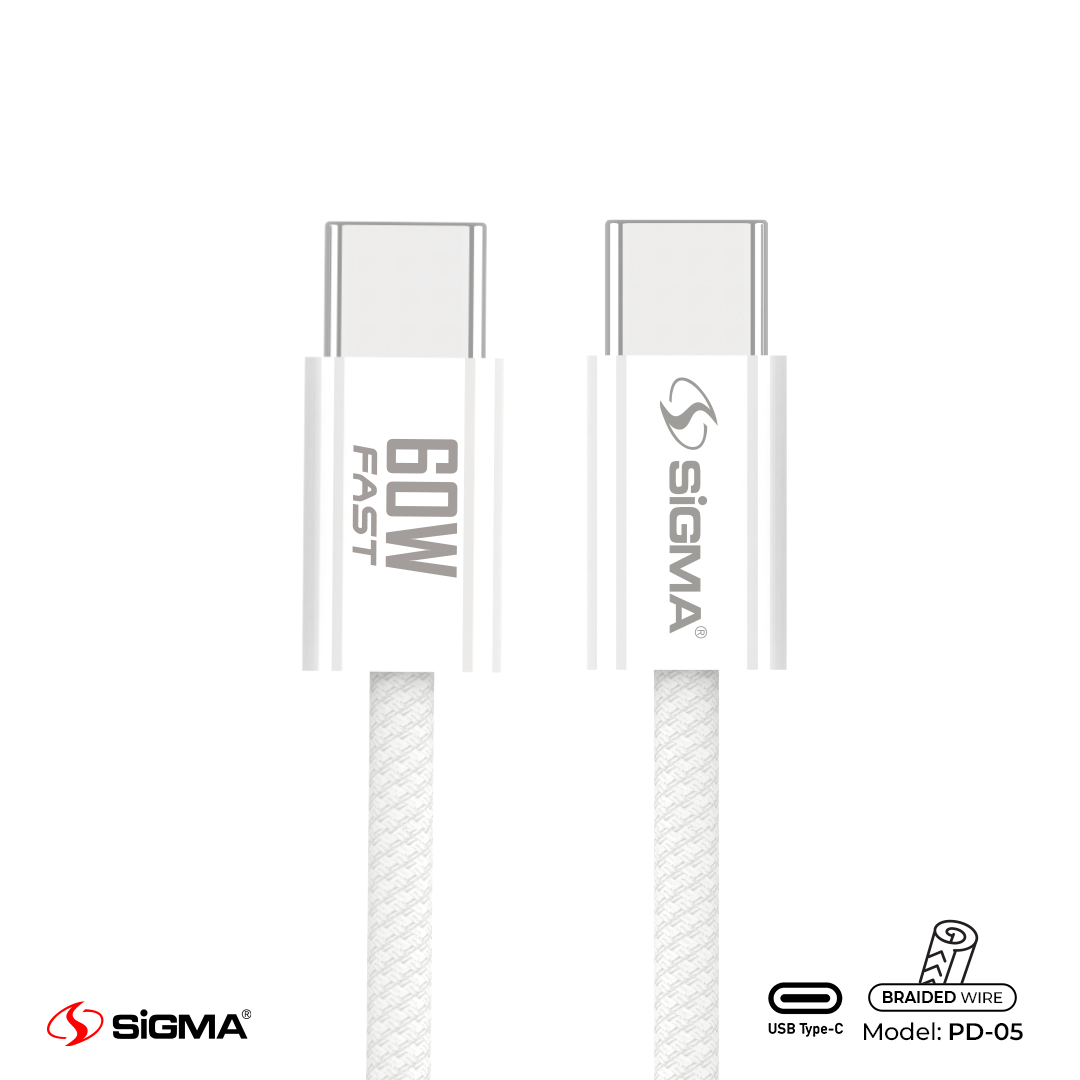 Sigma 60W PD SERIES CABLE C to C Model: PD-5 image 0
