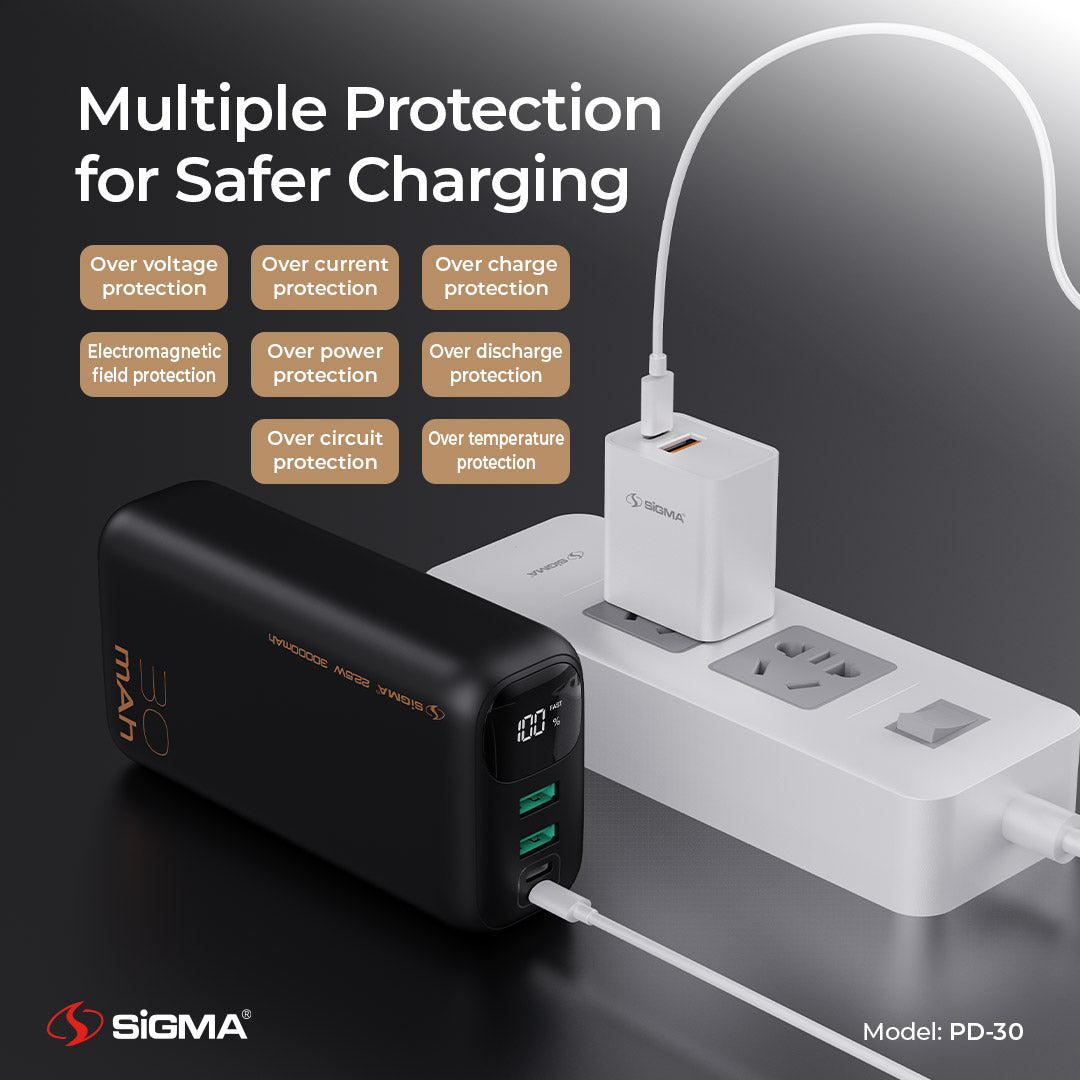 Sigma Shaheen Power Bank 30000mAh PD-30 image 4