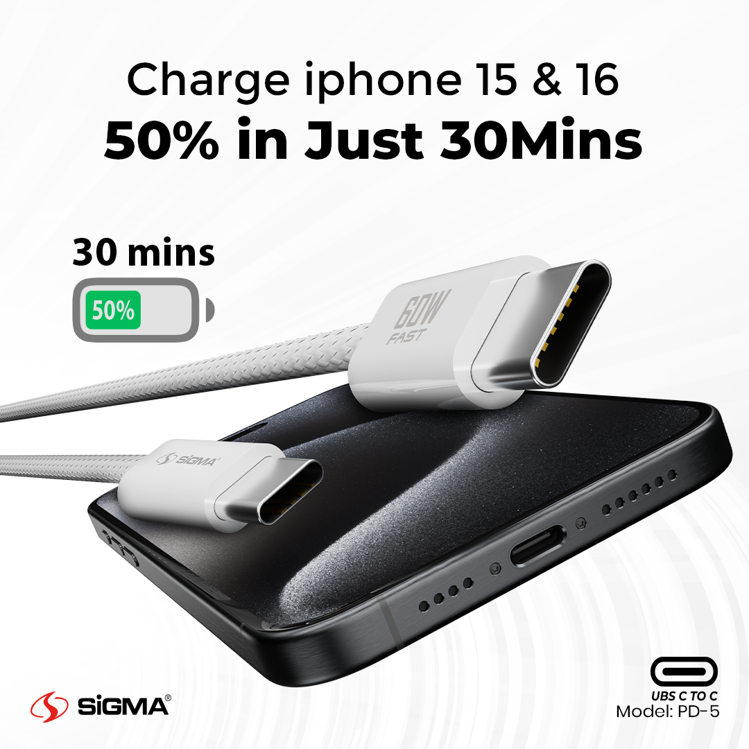 Sigma 60W PD SERIES CABLE C to C Model: PD-5 image 2