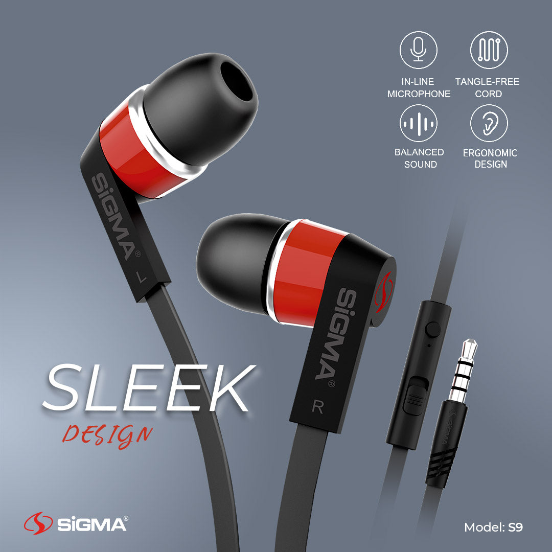 Sigma High Quality Stereo Earphones S9 image 3