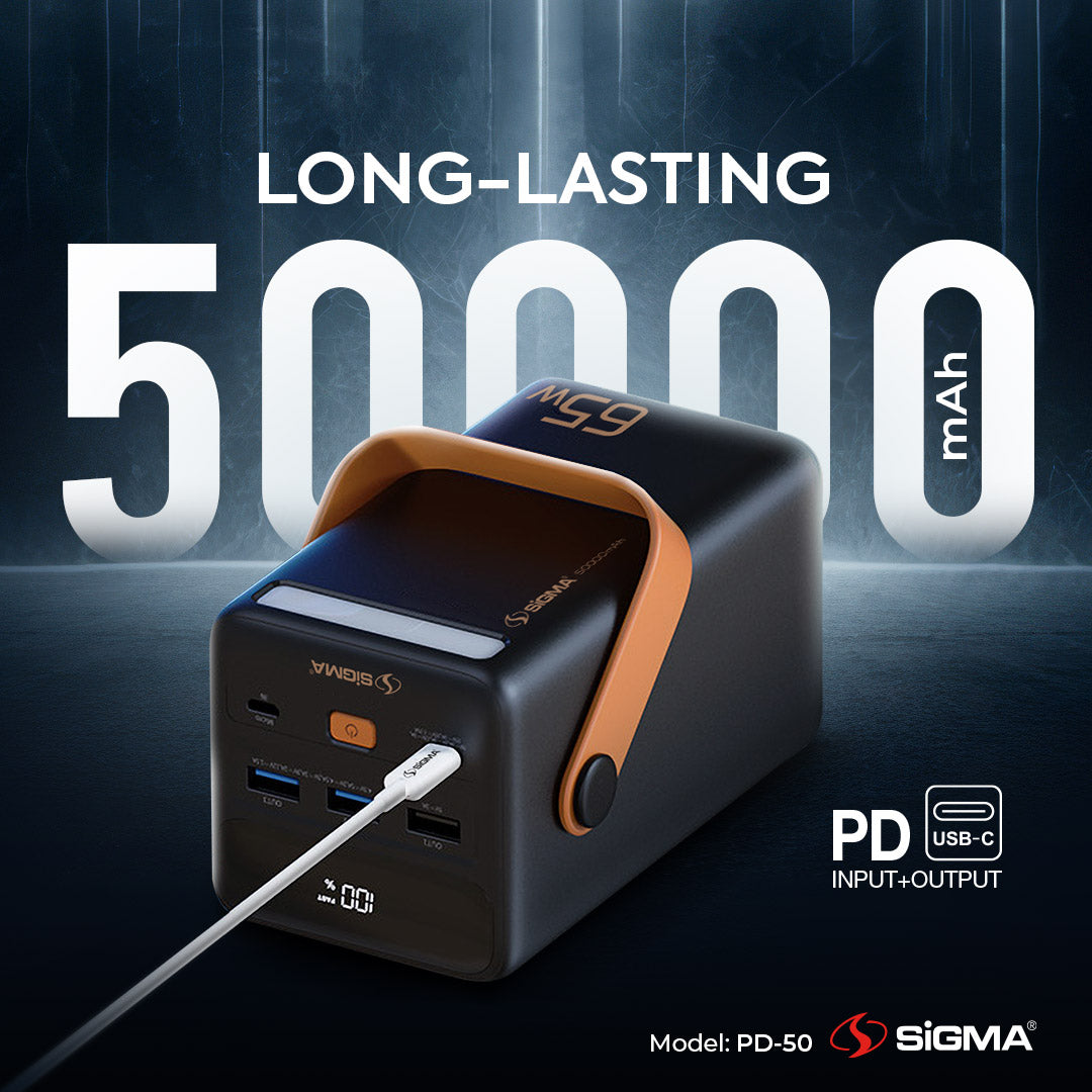 Sigma Power Bank 50000mAh PD-50 image 3