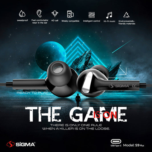 Sigma Earphones S9 Plus (Type-C) image 1