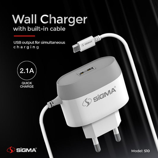 Sigma Micro USB Wall - S10 image 1