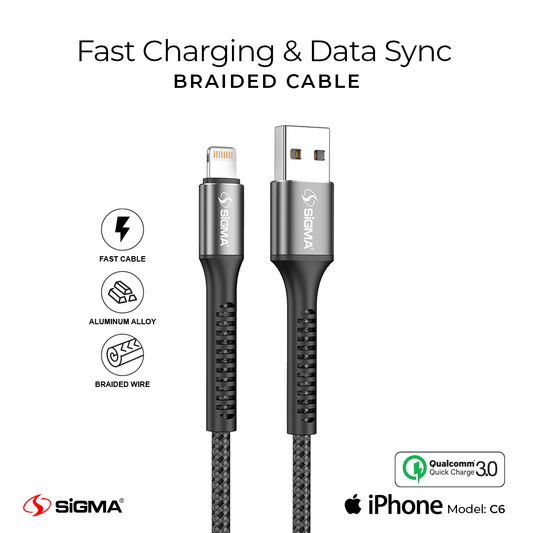 Sigma Braided cable C6-Lightning Box image 1