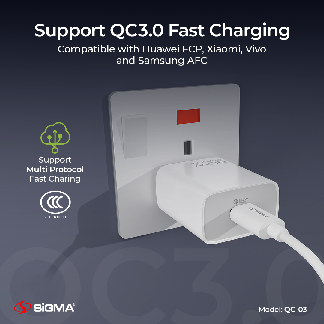Sigma NEO POWER 80W QC CHARGER QC-3 image 2