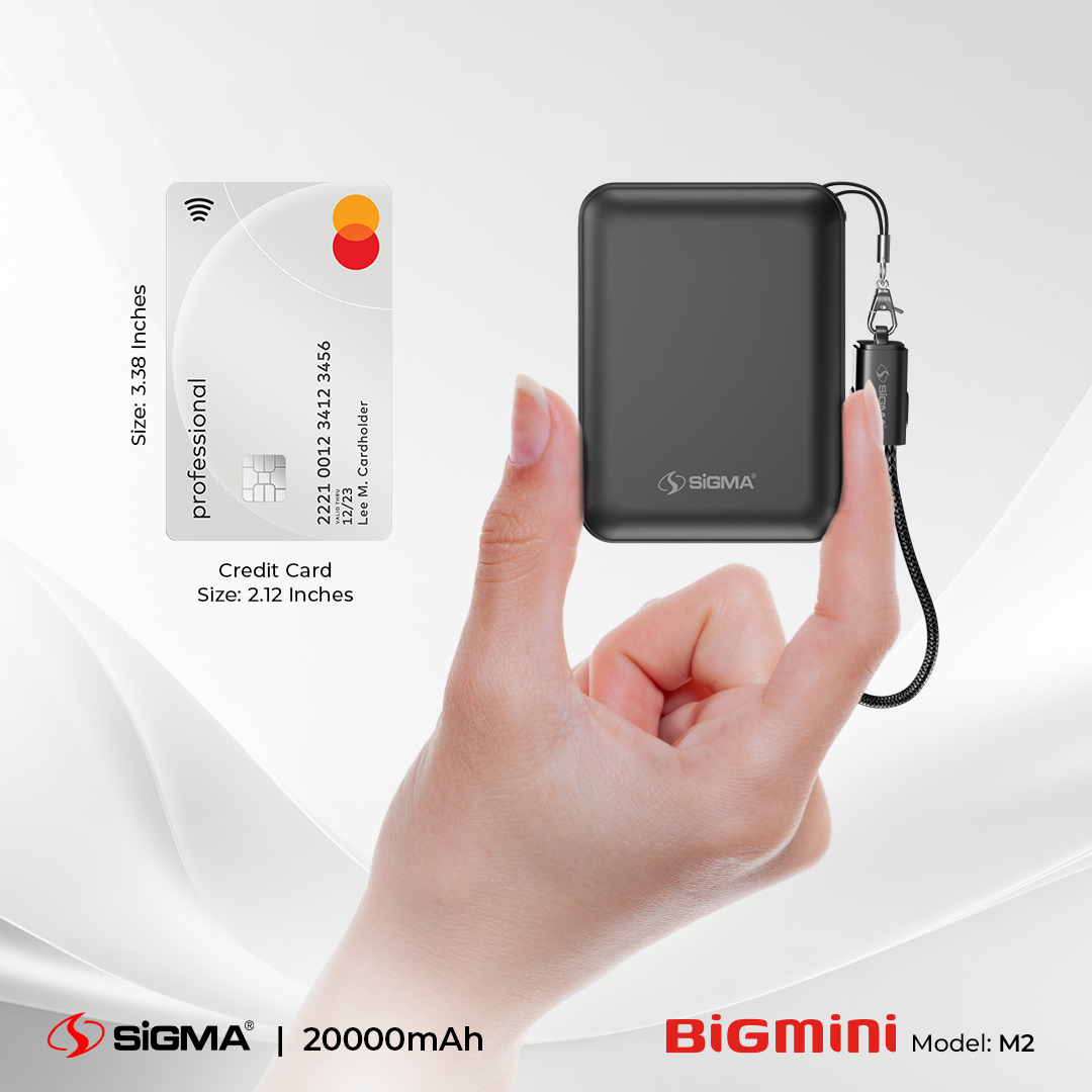 Sigma M-2 Big Mini Power Bank 20000mAh image 1