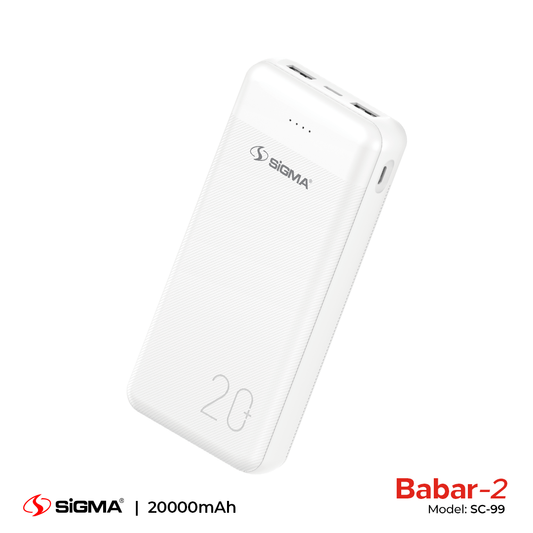 Sigma BABAR-2 POWER BANK 20000 MAH SC-99 image 1