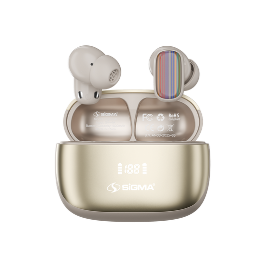 Sigma Wireless Earbuds A-1 ANC+ENC image 0