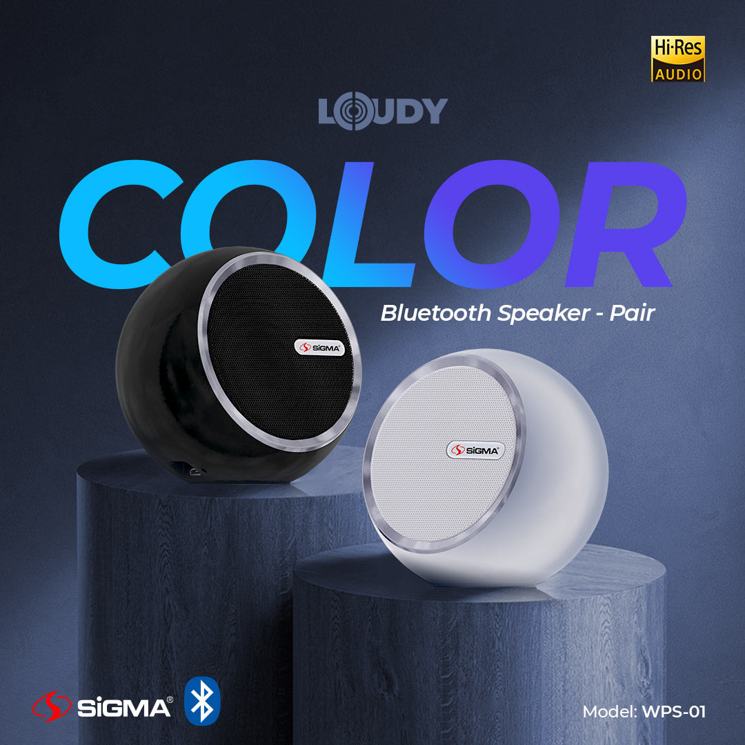 Sigma Loudy Portable Speaker WPS-01 (Pair) image 2