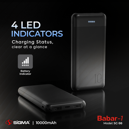 Sigma BABAR-1 POWER BANK 10000 MAH SC-98 image 4