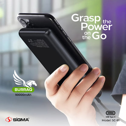 Sigma Burraq Power Bank 10000mAh SC-91 image 3