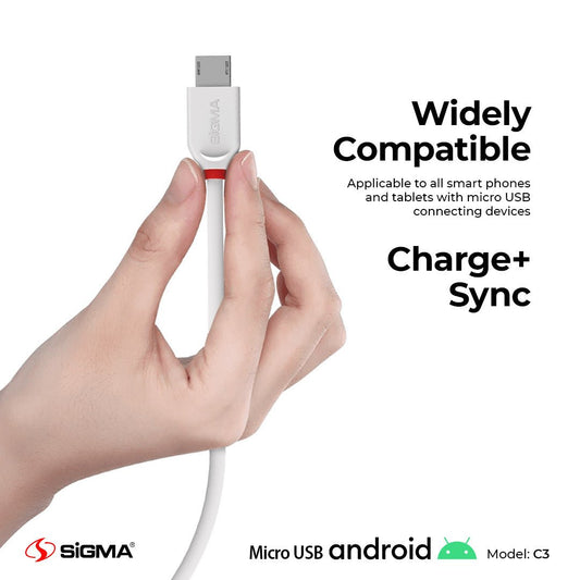 Sigma High Speed 2.1A Data Cable C3 - Micro image 0