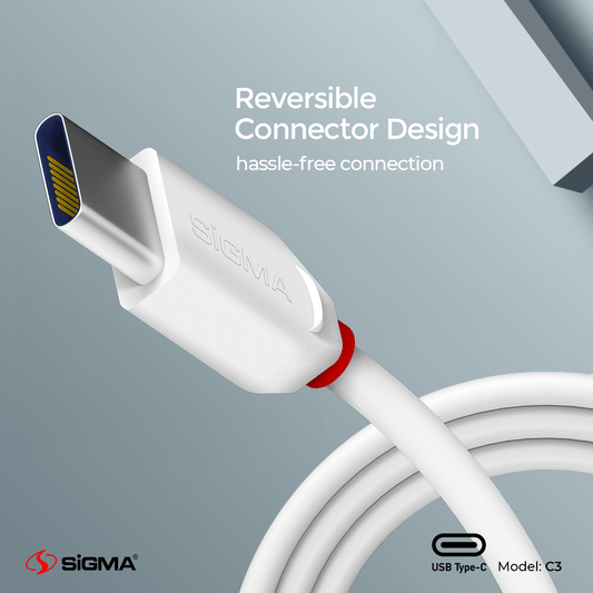 Sigma HIGH SPEED C3 CABLE 2.4A (Type-C) image 1