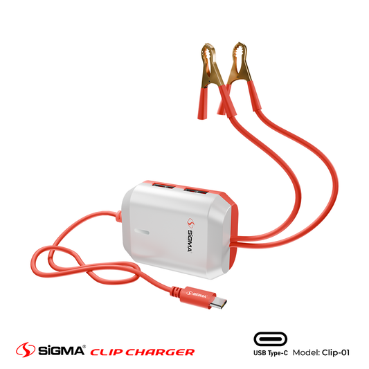 Sigma Clip Charger with 2DC Clamps Clip-1 (TYPE-C) image 0