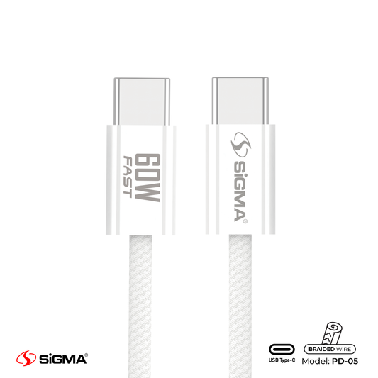 Sigma  60W PD SERIES CABLE C to C Model: PD-5 image 0