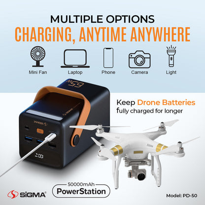 Sigma Power Bank 50000mAh PD-50 image 4