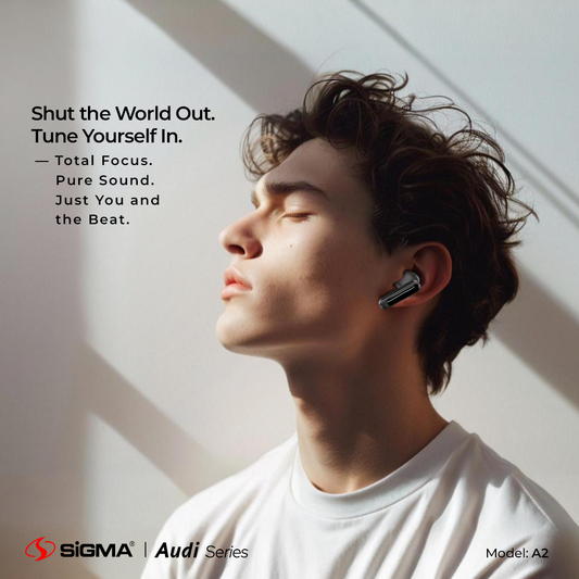 Sigma Audi Wireless Earbuds A-2 ANC+ENC image 1