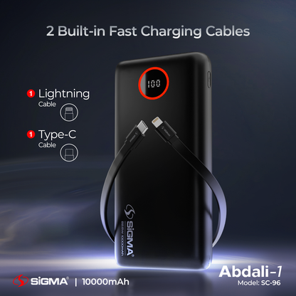 Sigma ABDALI-1 (2in1) POWER BANK 10000 mAh SC-96 image 4
