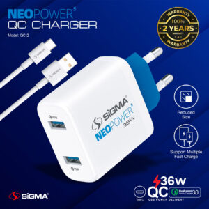 sigma neo power charger qc2