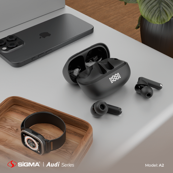sigma audi wireless earbuds a 2 anc+enc