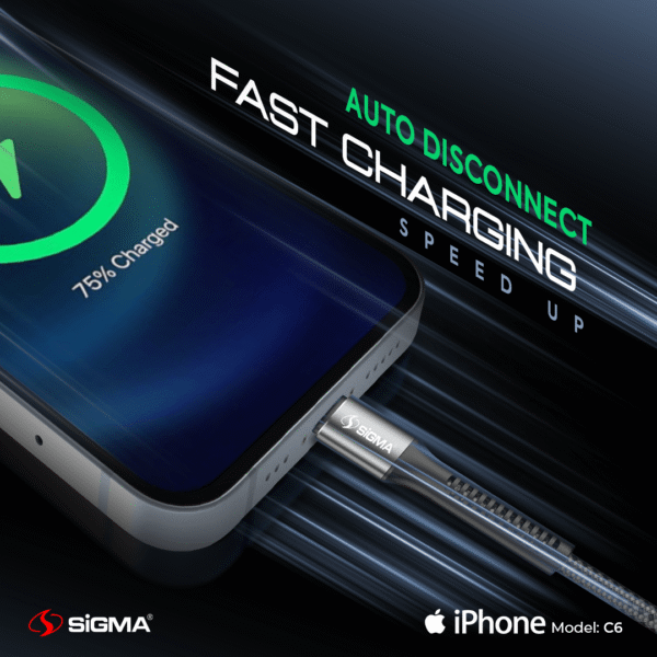 sigma braided cable c6 lightning box
