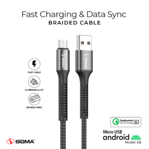 sigma braided cable c6 micro box