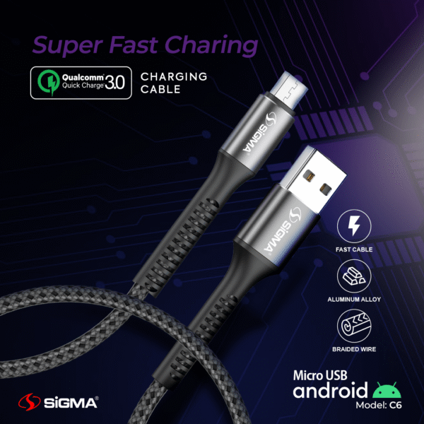 sigma braided cable c6 micro box