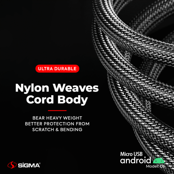 sigma braided cable c6 micro box