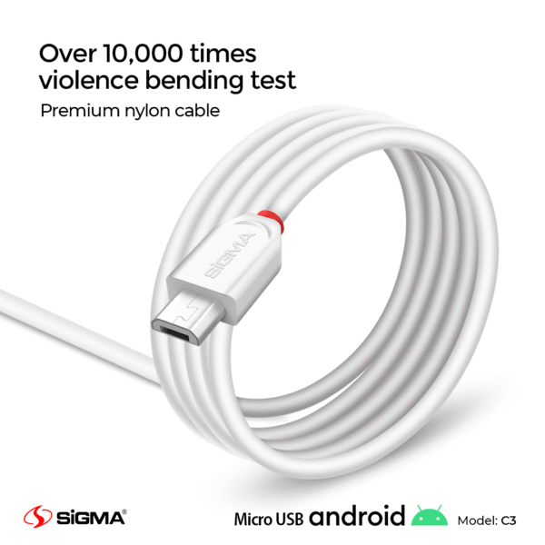 sigma micro high speed cable 2.4a c 3