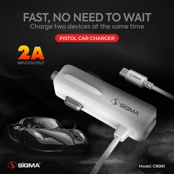 sigma car charger cr001