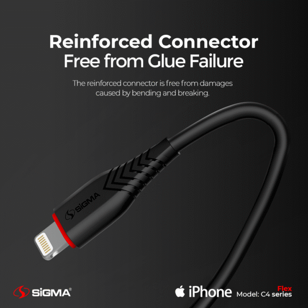 sigma c2.4a flex cable lightning (iphone) c4