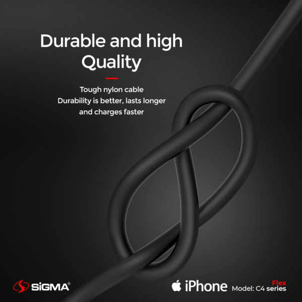 sigma c2.4a flex cable lightning (iphone) c4