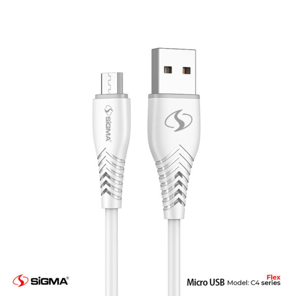 sigma flex micro cable 2.4a auto disconnect c4 black