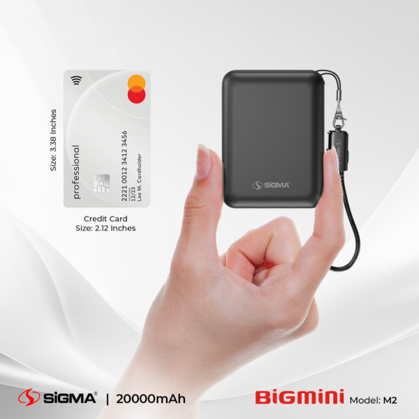 sigma m 2 big mini power bank 20000mah