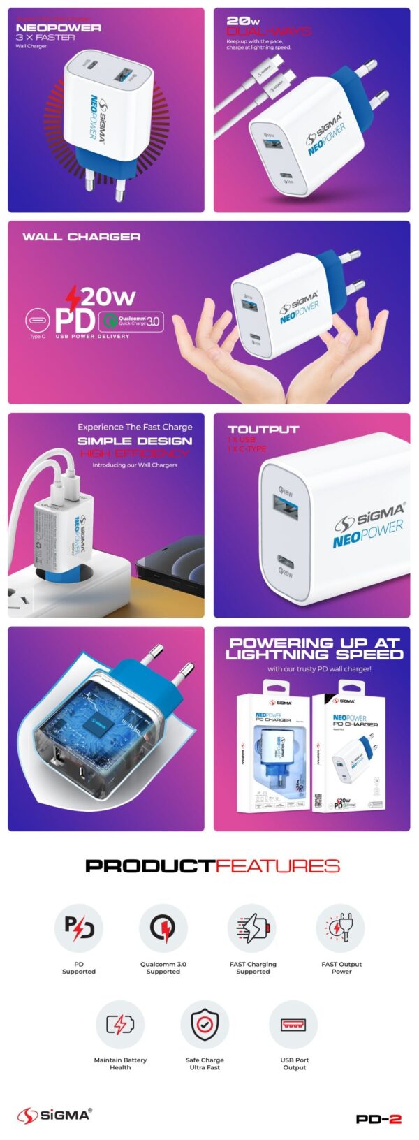 sigma neo power charger pd2