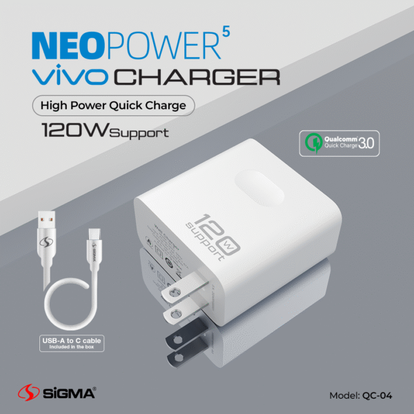 sigma neo power 120w qc charger qc 4