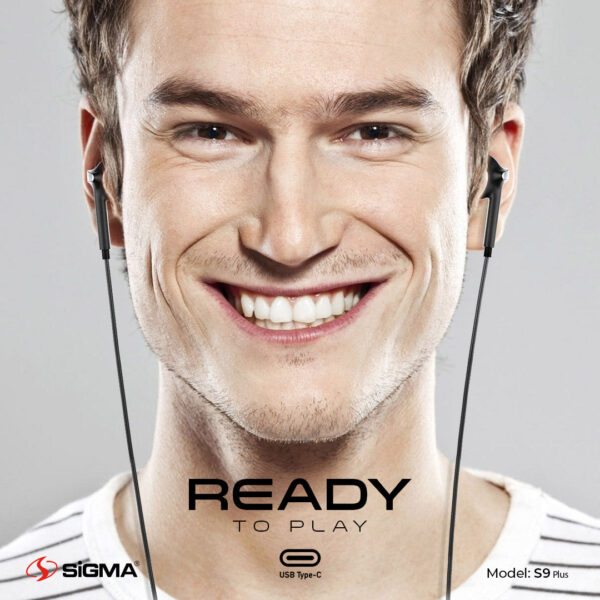 sigma earphones s9 plus (type c)